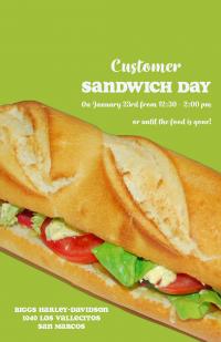 Customer Sandwich Day