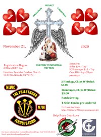 Operation Project Christmas Highway 78 Memorial toy Ride