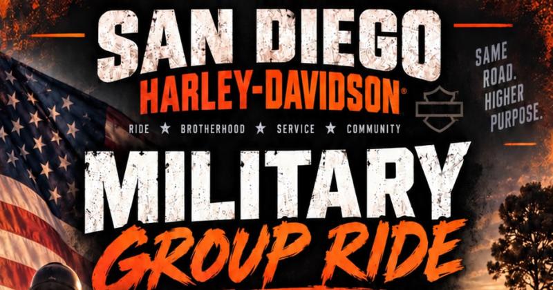 San Diego Harley Davidson Military Ride