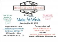 12th Annual Danielle Mitchell Memorial Poker Run