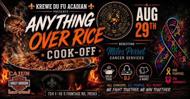 Krewe Du Fu Acadian's Cancer Benefit Cook-Off