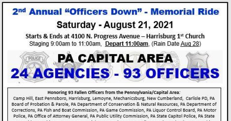 Officers Down Ride w/Lunch