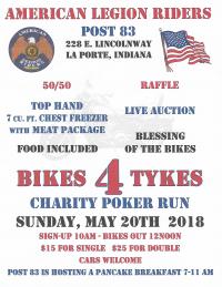 Bikes 4 Tykes Charity Poker Run