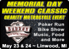 Bubba's Memorial Weekend * CANCELED *