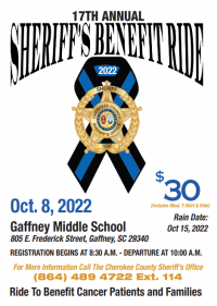 Sheriff's 17th Annual Benefit Ride
