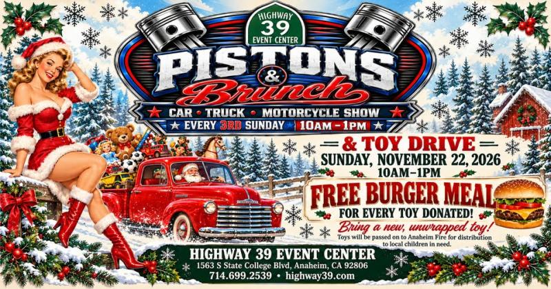 Pistons & Brunch - Show & Toy Drive