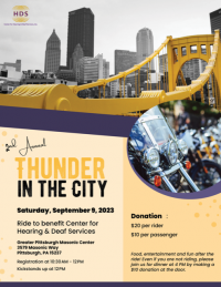 Ride to benefit Center for Hearing & Deaf Services