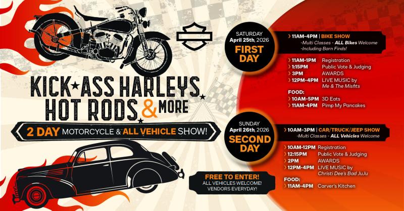 Kick Ass Harleys & Hot Rods