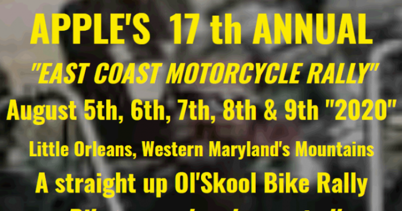 Atcost Rally Apples 17th Annual East Cost Motorcycle Rally - CycleFish