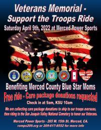 Veterans Memorial – Support the Troops Ride