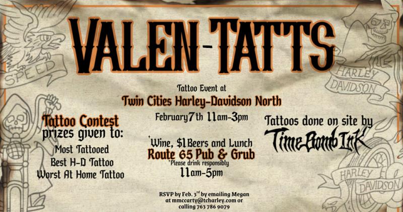Valen-Tatts at Twin Cities Harley-Davidson&reg; North