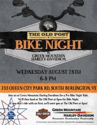 Green Mountain Harley-Davidson's Bike Night at The Old Post in South Burlington