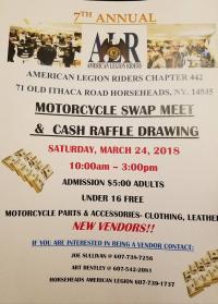 7th Annual Motorcycle Swap Meet and Cash Raffle