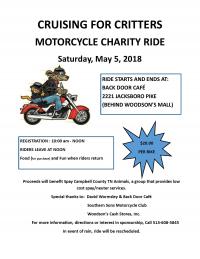 Cruising For Critters Charity Ride