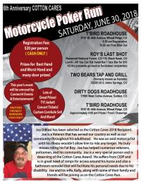 6th Anniversary Cotton Cares Motorcycle Poker Run