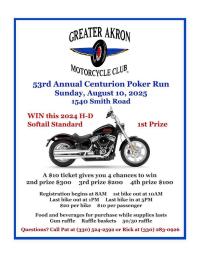 53rd Annual Centurion Poker Run by GAMC