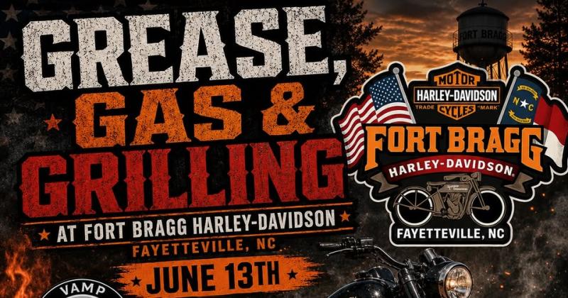 Grease, Gas and Grillin at Fort Bragg Harley-Davidson