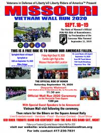 Missouri Vietnam Wall Run 2020