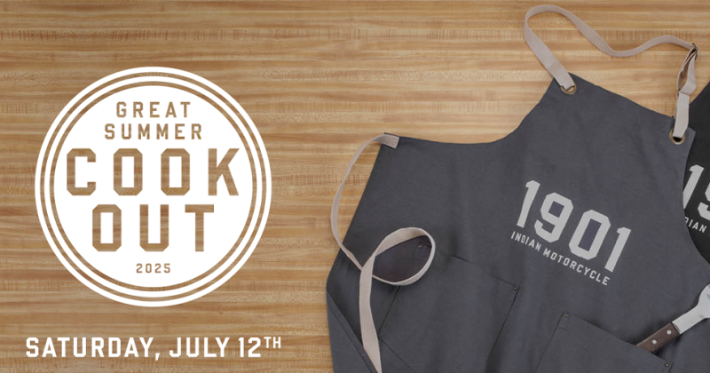 INDIAN MOTORCYCLE Demo Days and Great Summer Cook Out