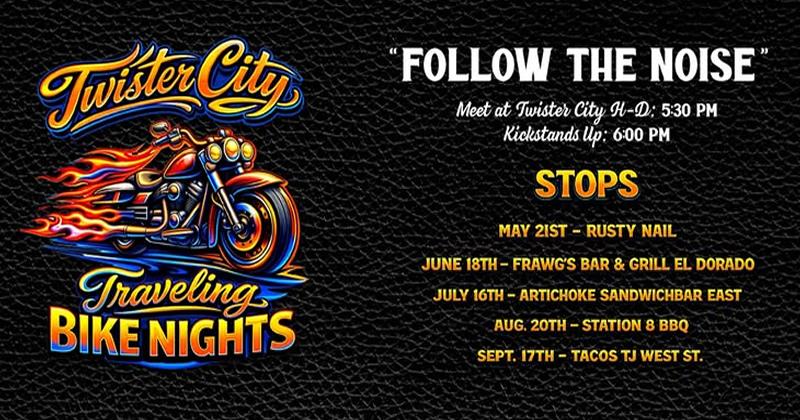 Twister City Harley May Traveling Bike Night