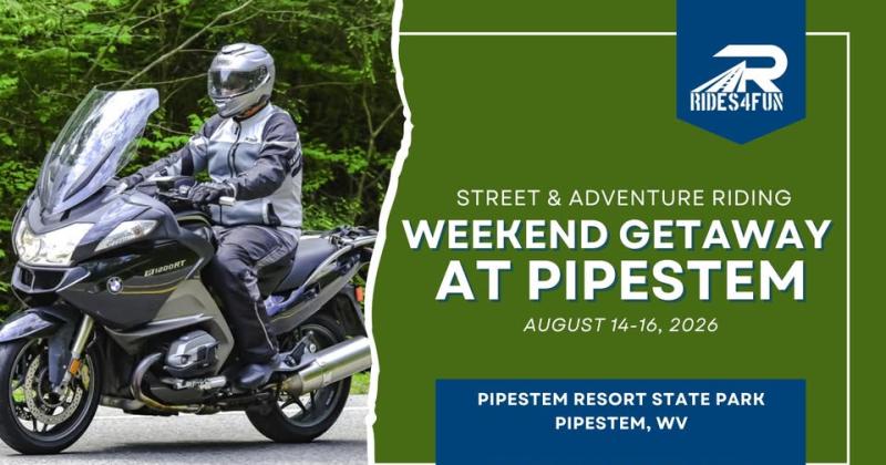 Rides4Fun Motorcycle Weekend at Pipestem Resort State Park
