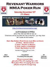 Revenant Warriors MMIA Poker Run