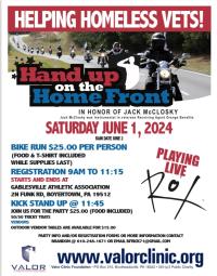 Hand Up On The Homefront Jack McCloskey Memorial Ride