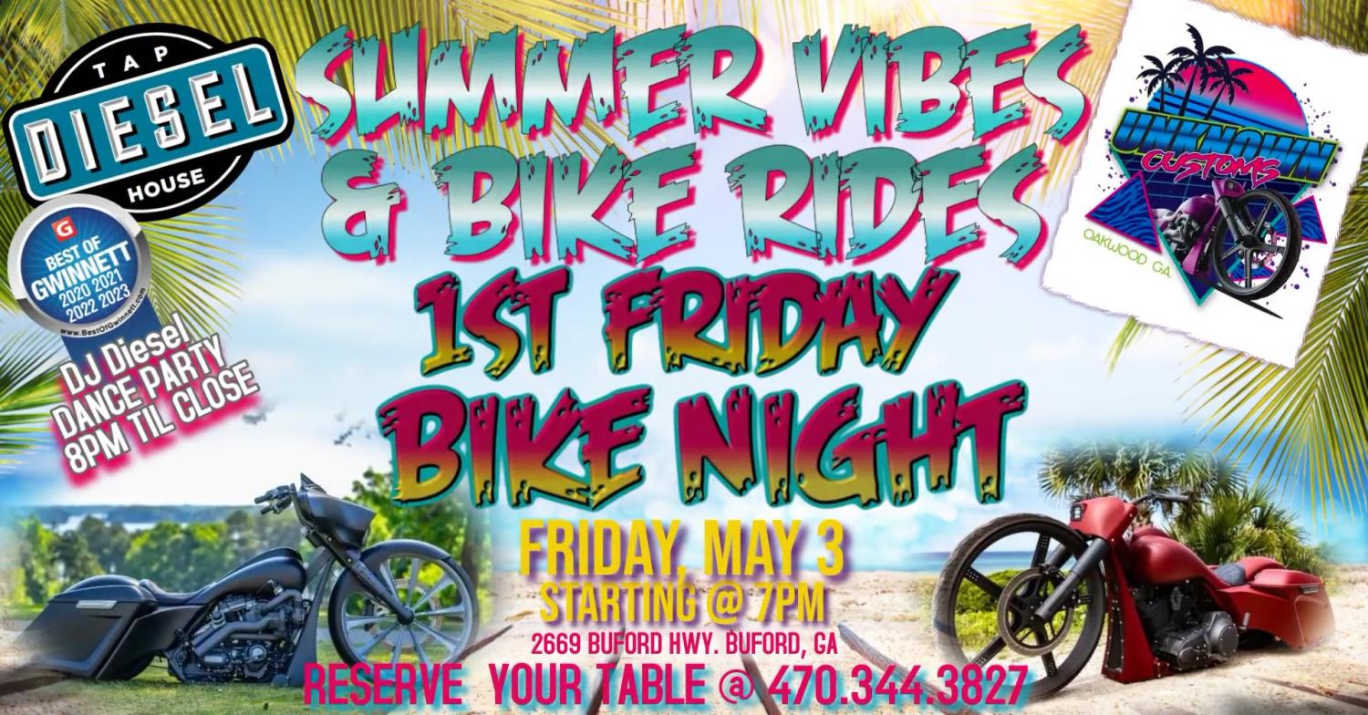 1st Friday BIKE NIGHT @ Diesel Tap House