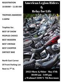 Relay for Life/American Legion Riders Bike Show