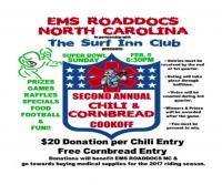 Second Annual Chili & Cornbread Cookoff Super Bowl Sunday 