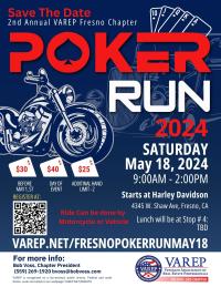 2nd Annual VAREP Fresno Chapter Poker Run