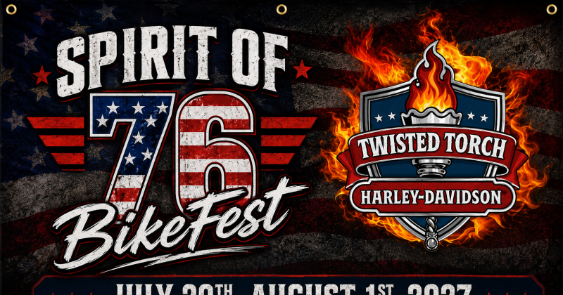 Spirit of 76 BikeFest at Twisted Torch Harley-Davidson