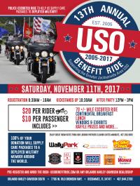 13th Annual USO Motorcycle Benefit Ride