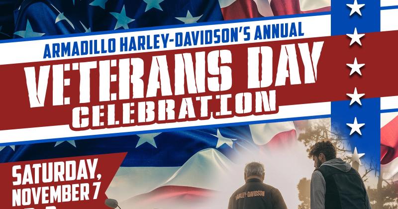Armadillo H-D Veterans Day Celebration