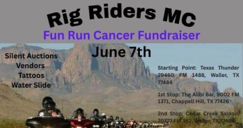 Rig Riders Rally Rig Riders MC Poker Run Cancer Fundraiser - CycleFish