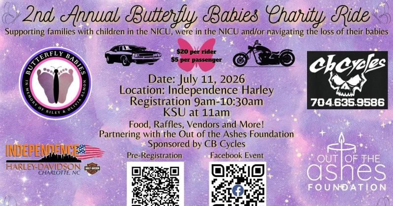 2nd Annual Butterfly Babies Charity Motorcycle Ride