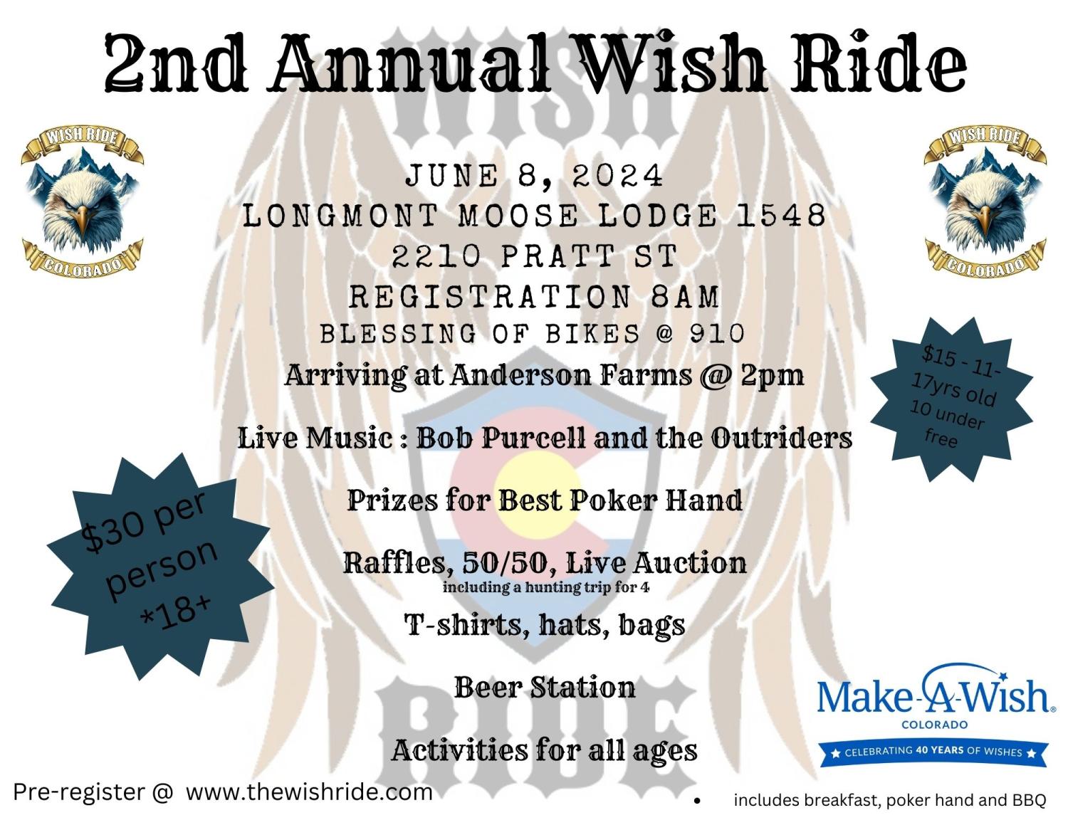 2nd Annual Wish Ride for Make-a-Wish
