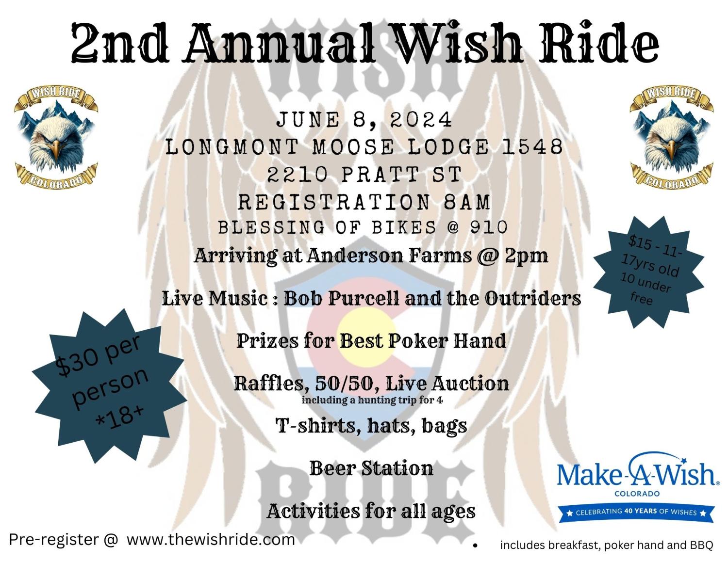 2nd Annual Wish Ride for Make-a-Wish