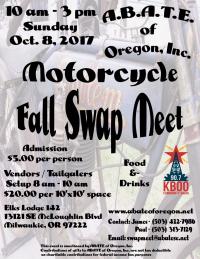 Abate Fall Swap Meet