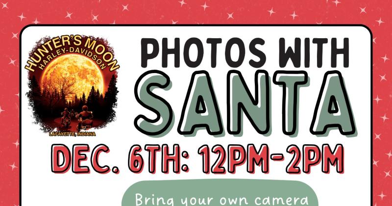 Photos with Santa at Hunter's Moon Harley-Davidson