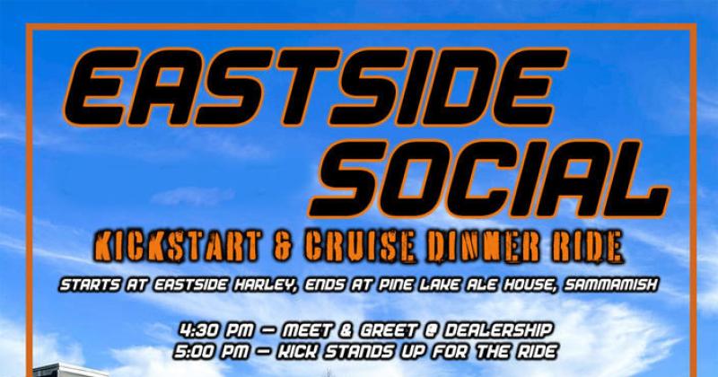 March Eastside Social - Kickstart & Cruise Dinner Ride