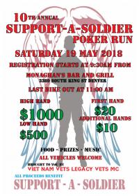 10th Annual Support-A-Soldier Poker Run