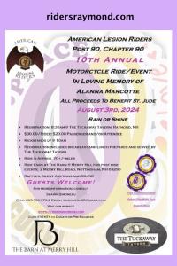 10th Annual In Loving Memory of Alanna Marcotte Ride/Event