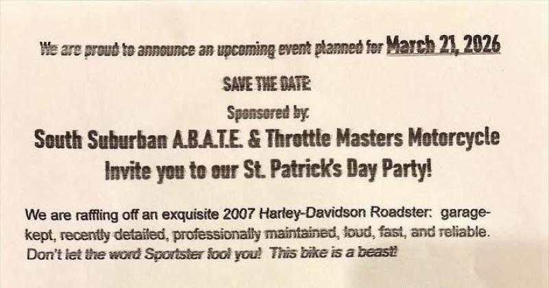 South Suburban ABATE St. Patrick's Day Party