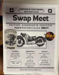 Moose Lodge Parking Lot Swap Meet
