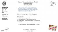 Sons of the American Legion Post 2 Poker Run/BBQ