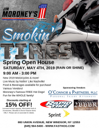 Moroney's Smokin' Tire Spring Open House 