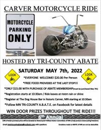 Tri-County ABATE Carver Motorcycle Ride