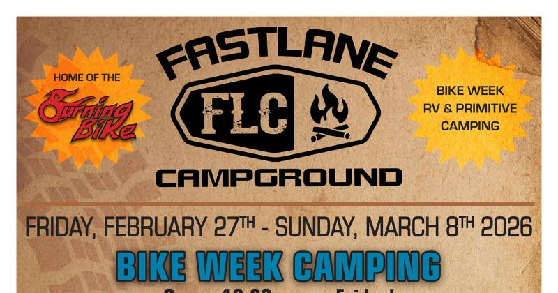 Fastlane Bike Week 2026 Campground