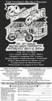 39th Annual British Biker Cooperative - Motorcycle Rally and Show